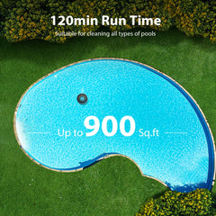X2P1 Cordless Robotic Pool Cleaner