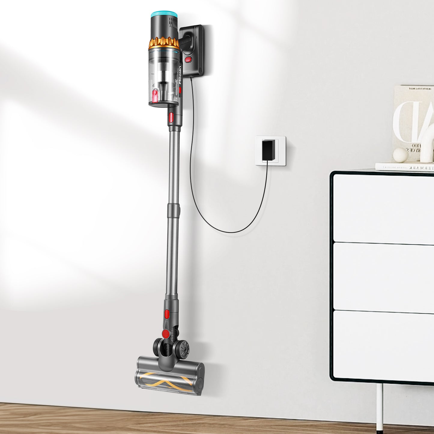 Moolan LED Home Brushless Motor Vacuum V6
