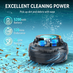 X2P1 Cordless Robotic Pool Cleaner