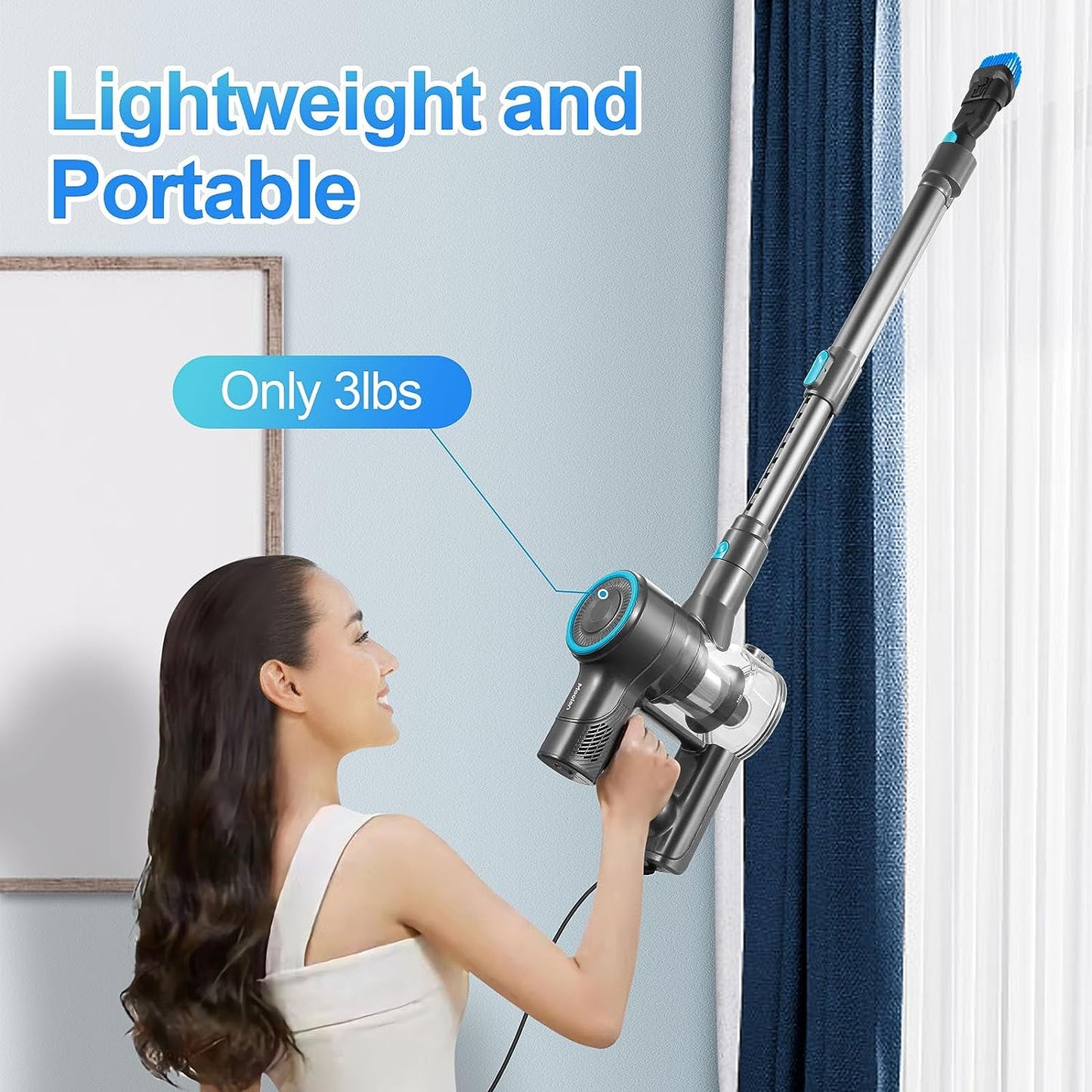 Moolan Corded Stick Vacuum V5
