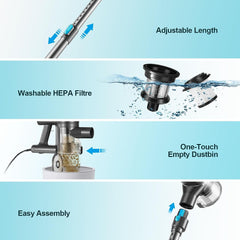 Moolan V5 Corded Stick Vacuum