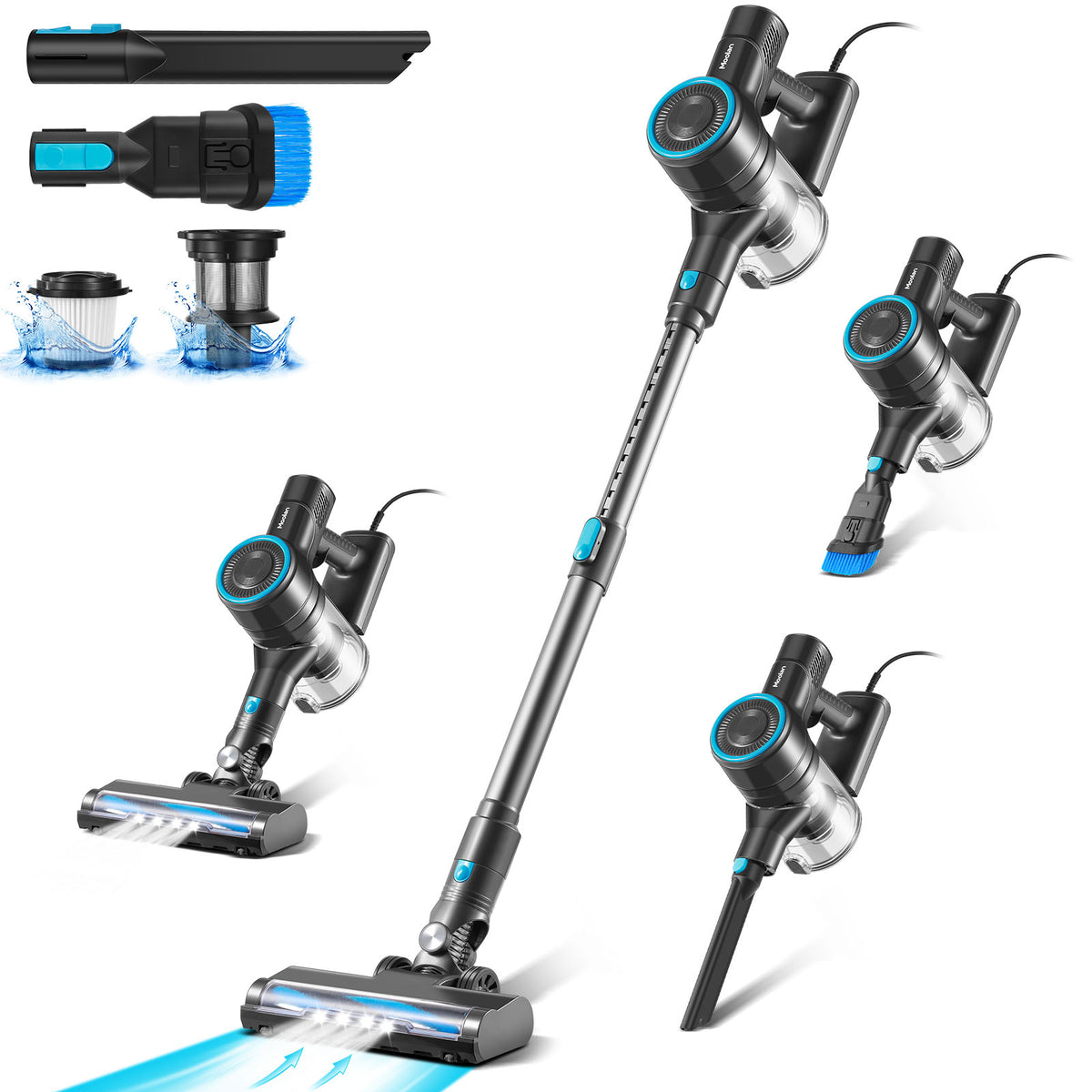 Moolan V5 Corded Stick Vacuum