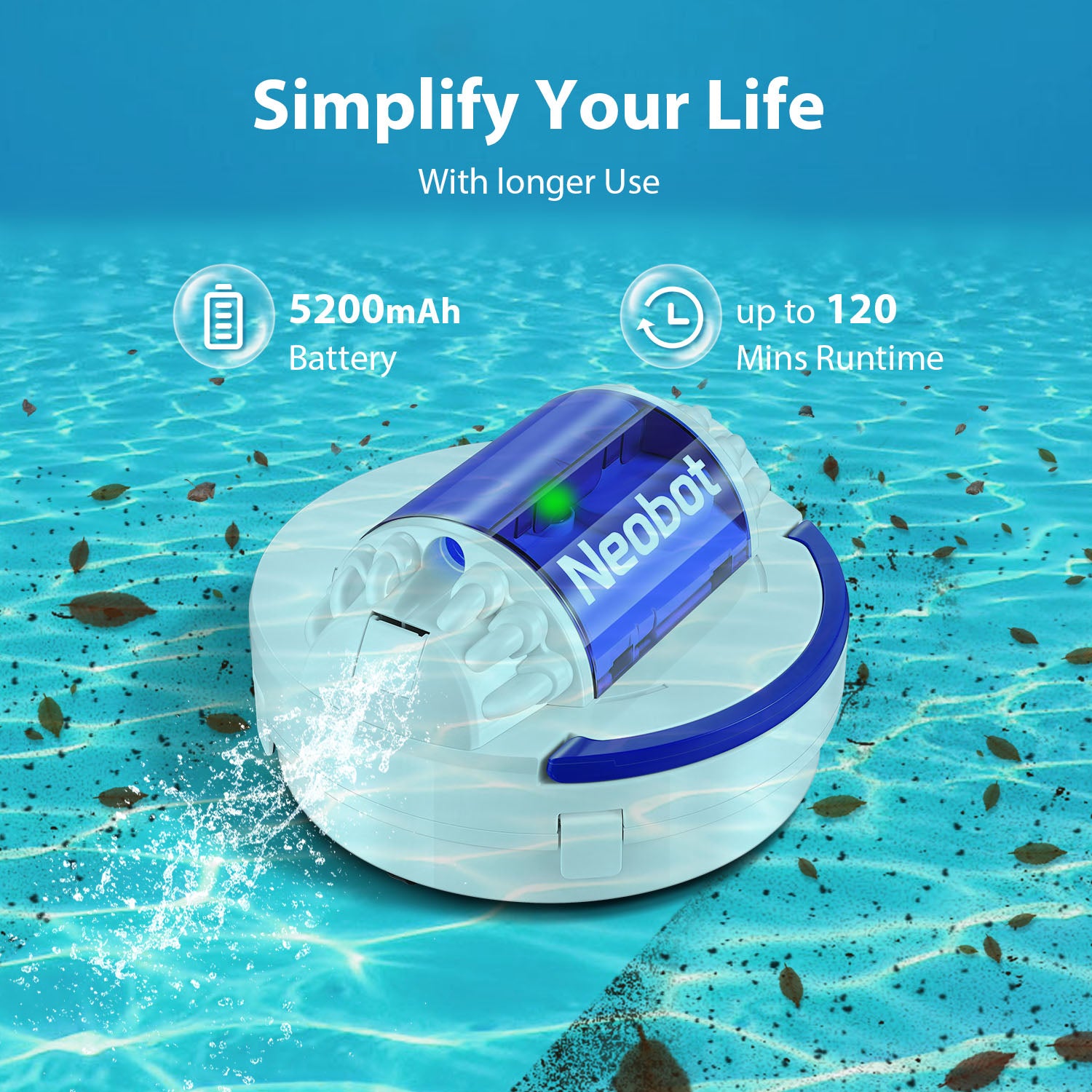 Neobot Stats Neobot X1 Cordless Robotic Pool Cleaner - N Series – Moolan